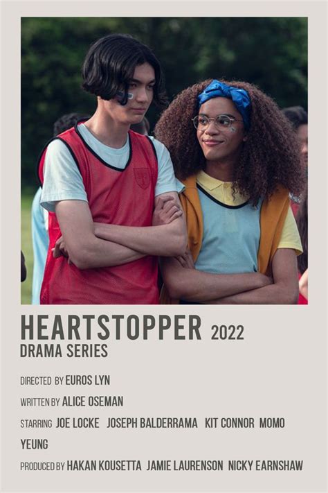 Minimal Polaroid Series Poster For Heartstopper Drama Series Lgbt