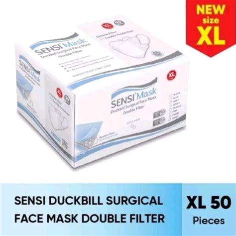 Jual Masker Sensi Duckbill Xl Box Isi Pcs Shopee Indonesia