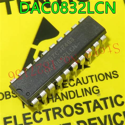 1 pçs lote DAC0832LCN DAC0832 DIP 20 DAC0832 8 Bit P Compatível Dupla D