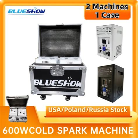 1 10pcs 600W Cold Spark Machine 750w Sparkler Machine Ti Powder DMX