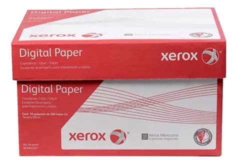 Caja Papel Bond Impresión Xerox Oficio Blanco 99 75g 5000h Envío gratis