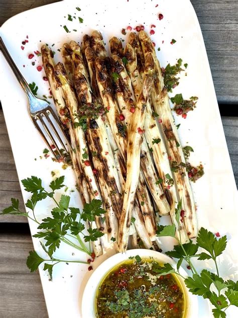 Gegrillter Wei Er Spargel Mit Zitronenbutter Kochtheke