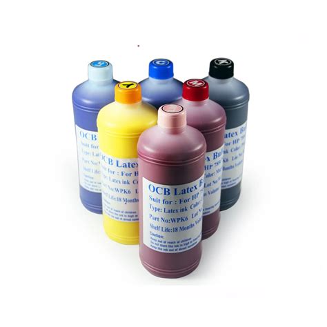 Ocinkjet 1000ml 6 Colors Genuine Latex Ink For Hp 831 Printer Latex 360