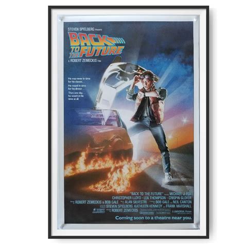 Back to the Future (1985) Original Advance US One Sheet Poster - Cinema ...