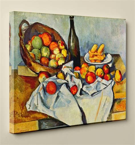 Paul C Zanne S The Basket Of Apples X Canvas Wrap Print