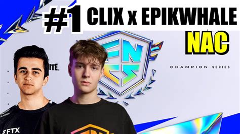 CLIX X EPIC WHALE FNCS GRAND FINALS NAC Fortnite Clix Fncs