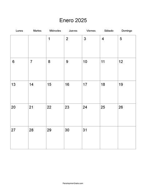 Calendario Enero Para Imprimir Myrtle Crowe