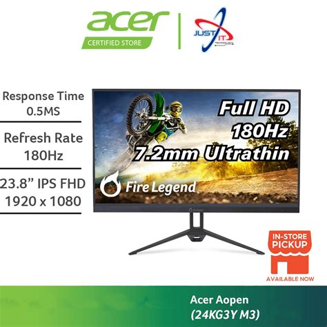 ACER AOPEN 24KG3Y M3 24KG3YM3 GAMING MONITOR 23 8 IPS FHD 0 5MS