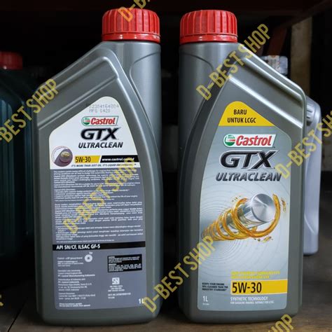 Jual Oli Mesin LCGC CASTROL GTX Ultraclean ULTRA CLEAN 5w 30 1