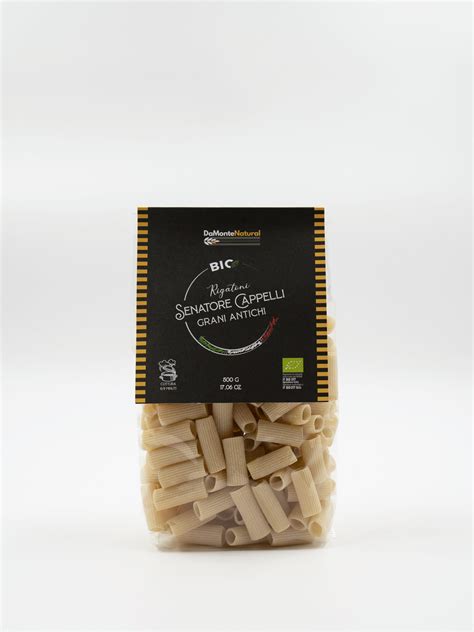 RIGATONI SENATORE CAPPELLI BIO 500 GR MT AgriFood Trade