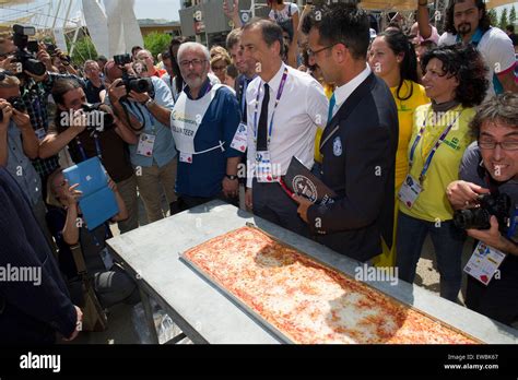 Italy Milan Expo 2015 Proclamation Of The Guinness Book Of Records The Worlds Longest