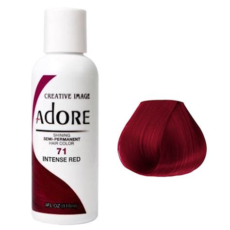 Adore Semi Permanent Hair Colour Intense Red — Salonshop Online