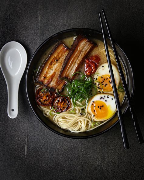 Homemade Tonkotsu Ramen With Chashu Pork Rfood