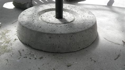 Diy Concrete Umbrella Stand Diy Umbrella Base Offset Patio Umbrella