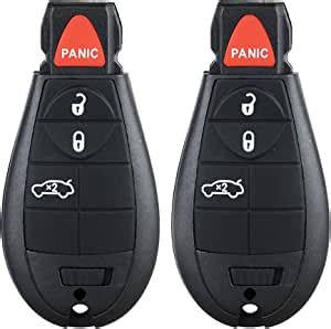 Amazon 2PCS New Replacement 4 Button Keyless Entry Remote Key Fob