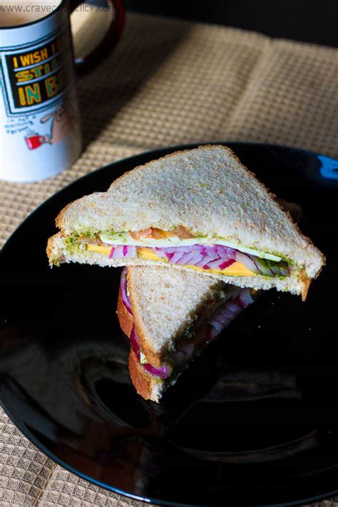 Veg Cheese Sandwich Recipe Crave Cook Click