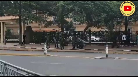 Heavy Security Deployed Outside Kicc Nairobi County Maandamano