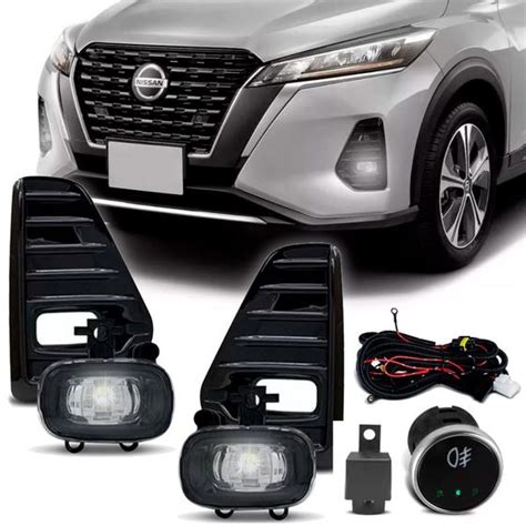 Kit Farol De Milha Neblina Led Nissan Kicks 2021 2022 Shocklight