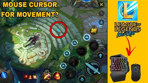 Tutorial For Mouse Cursor Movement On League Of Legends Wild Rift With