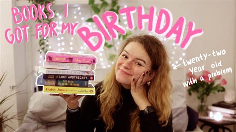 Birthday Book Haul 📚🎂 Youtube