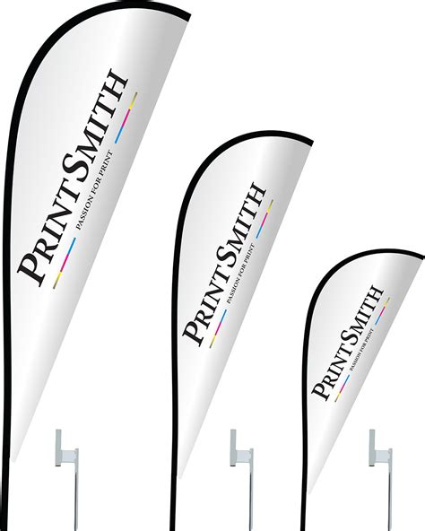 Sharkfin Flag Banners Capture Your Audience 2m 3m 4m Sizes