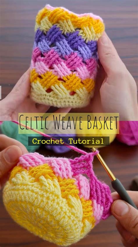 Crochet Celtic Weave Basket Artofit