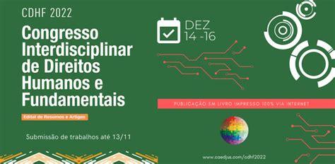 Congresso Interdisciplinar De Direitos Humanos E Fundamentais Cdhf