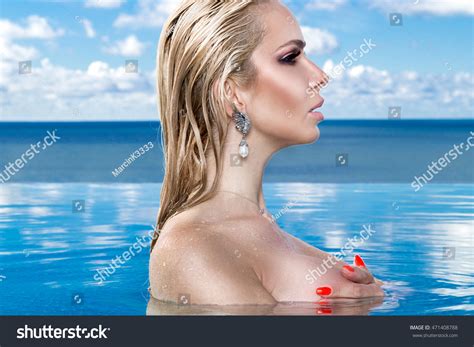 Sexy Woman Bikini On Sun Tanned Slim Stock Photo 471408788 Shutterstock