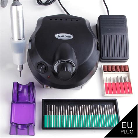 Rpm Electric Manicure Machine Set Nail Drill Bits Milling Machine