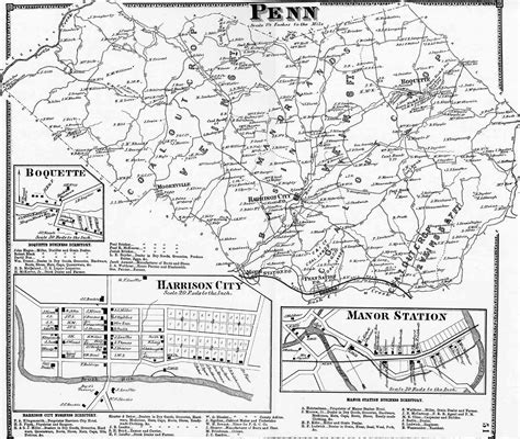 Westmoreland County Pennsylvania Atlas 1867