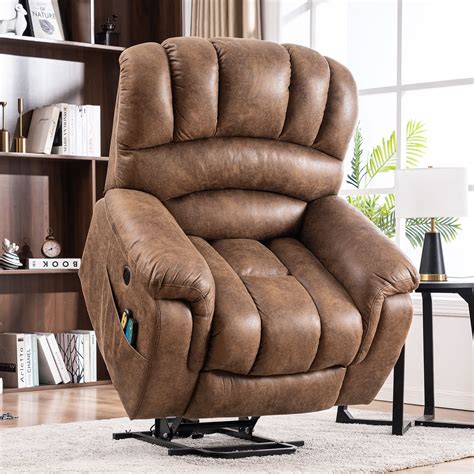 Buy MEETWARM Large Power Lift Electric Recliner Chair With Massage And