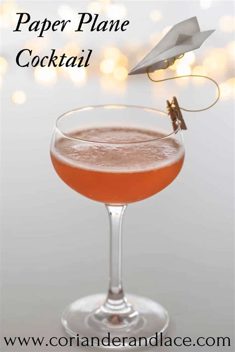 A Perfect Paper Plane Cocktail Artofit