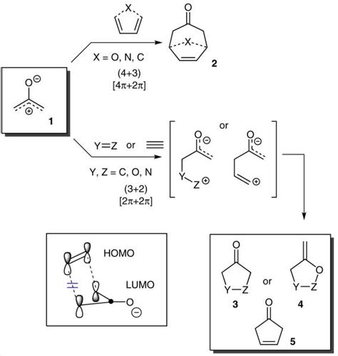 Cycloaddition Reactions Of Oxyallyl Cations Abstract Europe Pmc