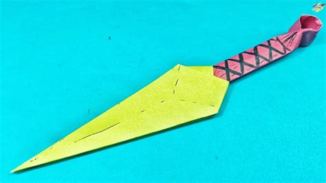 How To Make Paper Kunai How To Make Kunai Out From Paper Naruto