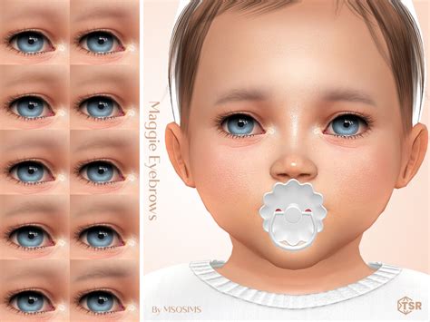 The Sims Resource Maggie Eyebrows