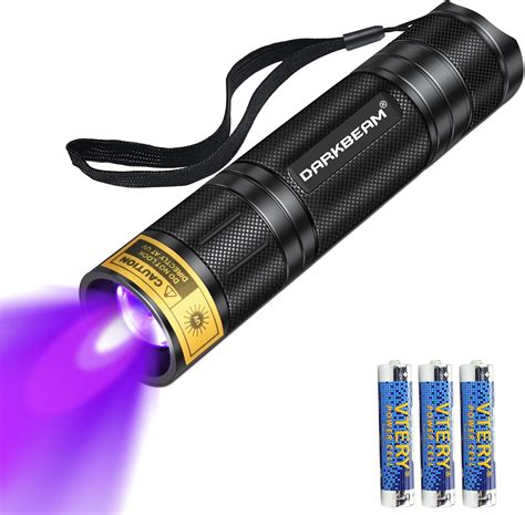 DARKBEAM UV Blacklight Flashlight 395nm Ultraviolet Black Light Mini