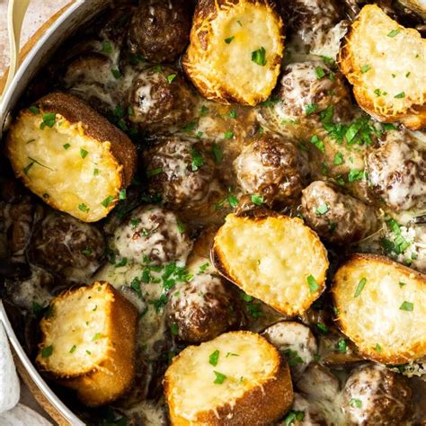 French Onion Meatballs Sugar Salt Magic