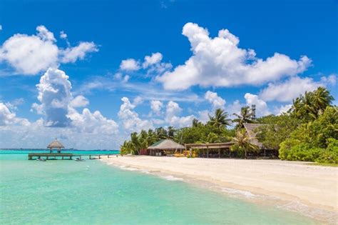 Premium Photo | Tropical beach in the maldives island