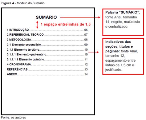 Sumário TCC entenda como fazer as normas ABNT e nossas sugestões