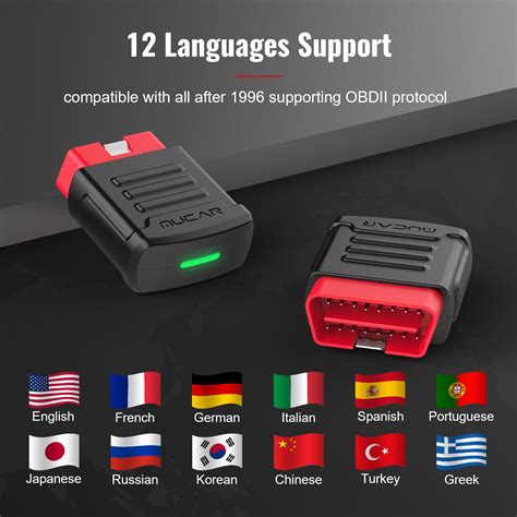 Mucar Bt Obd Scanner Bluetooth All System Car Diagnostic Reset Tool