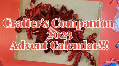 SPOILER ALERT Unboxing Reveal Crafter S Companion 2023 Advent