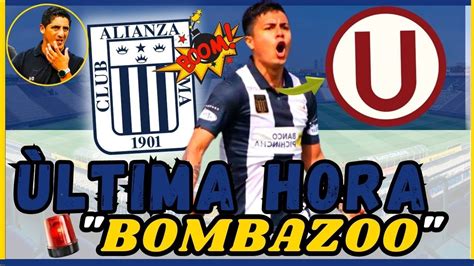 UNA NOTICIA TREMENDA FUE DE REPENTE NOTICIAS ALIANZA LIMA