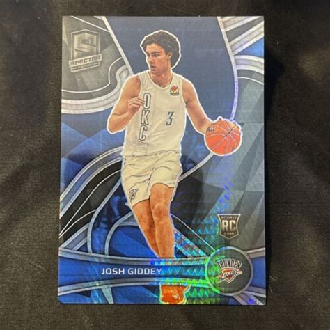 Josh Giddey 2021 22 Panini Spectra Asia Black Prizm RC Thunder 104 EBay