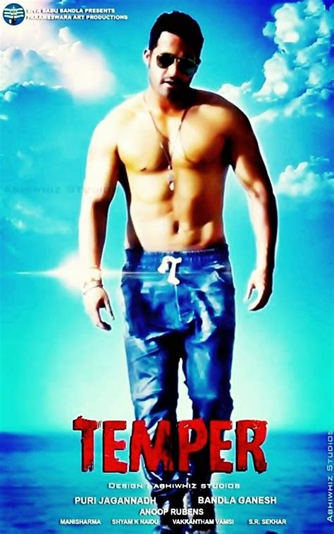 Tarak S Temper Movie First Look Six Pack New Movies Actors Images