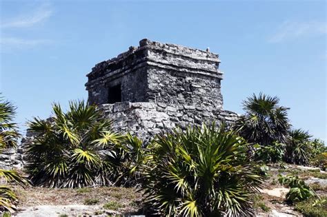 Arquitectura Prehisp Nica Panor Mica En Ruinas Del Tulum De La Cultura