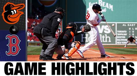 Red Sox Vs Orioles Game Highlights 4 2 21 Mlb Highlights Youtube