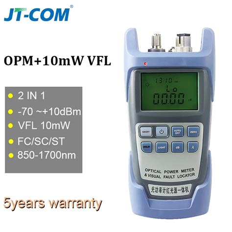 Portable Fiber Optical Power Meter Mw Visual Fault Locator Ftth Tool