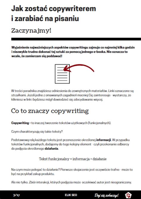 Darmowy Ebook O Copywritingu Zarabiaj Na Pisaniu Blog