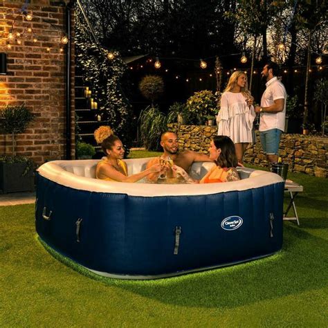 Cleverspa Belize Person Inflatable Hot Tub With Led Lights For Sale From United Kingdom