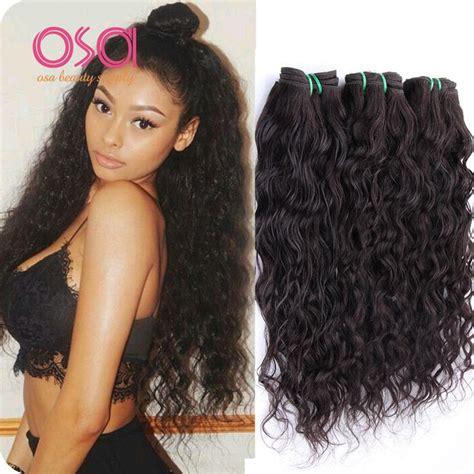 3 Bundles Brazilian Virgin Hair Water Wave Virgin Hair Ocean Wave Wet